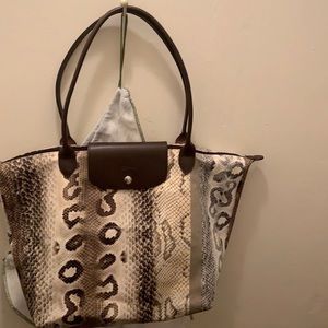 Longchamp. Python Tote